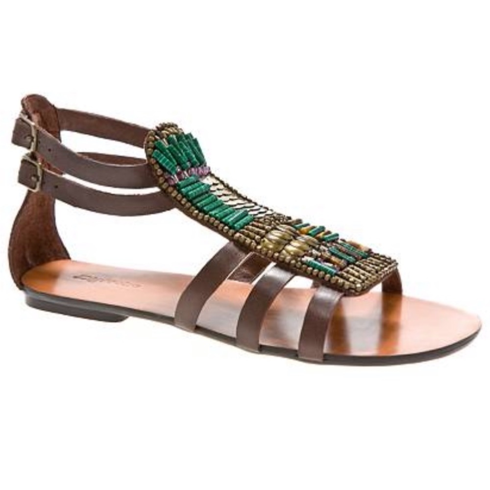 Beaded Zigi NY Gladiator Sandals